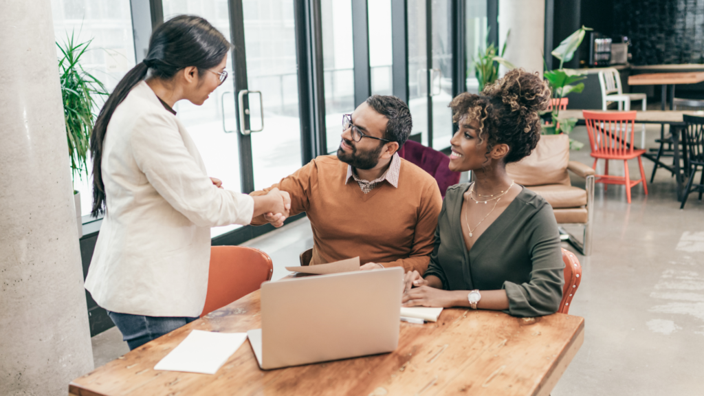 Real estate professionals maintaining consistent follow-up communication with clients