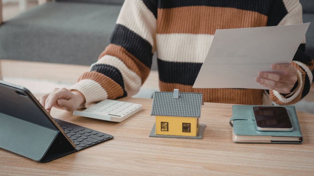 Real estate professionals guiding clients through documentation clearly